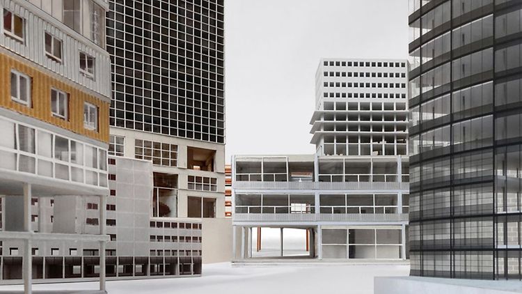 Modell Moderne Gebäude