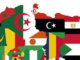  Afrika: Landkarte und Flaggen