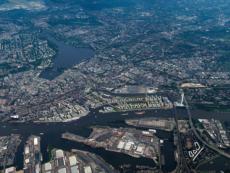  HafenCity Luftbild Gesamt