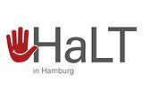  Logo mit einer Hand und dem Schriftzug HaLTHamburg
