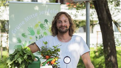  Projektleiter Timo Thorhauer von "Grüne Mitte Jenfeld"