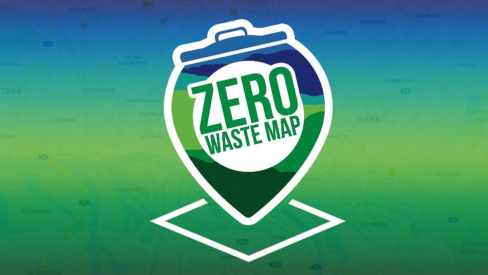 Logo der Zero Waste Map - Stadtreinigung Hamburg