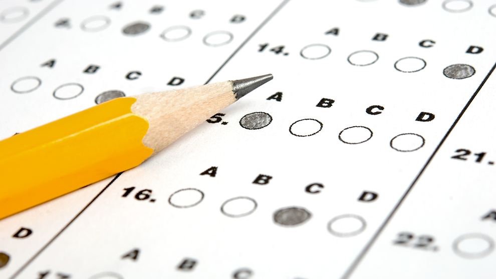  Test Notenblatt mit Antworten und Bleistift