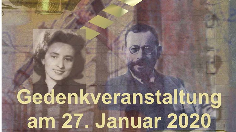  Gedenkveranstaltung Wandsbek erinnert an 1933-1945 am 27.01.2020 - Poster der Veranstaltung 
