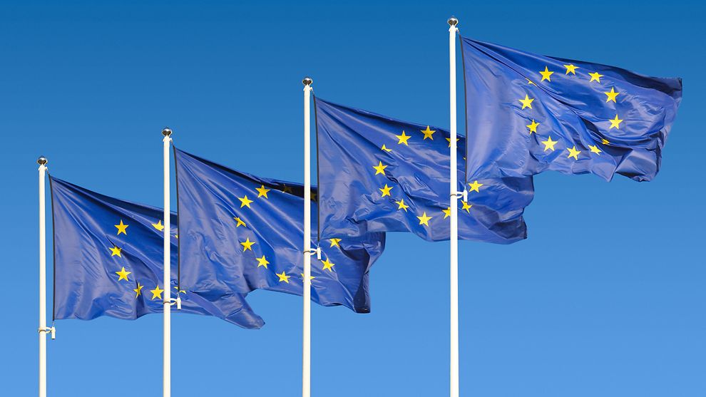 Symbolbild EU-Fahnen