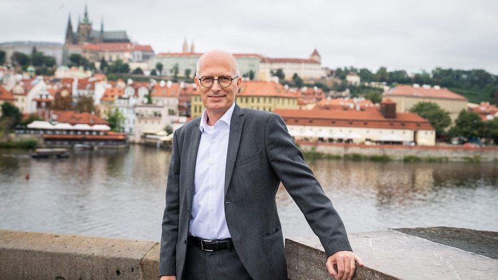  Bürgermeister Tschentscher besucht die Partnerstadt Prag