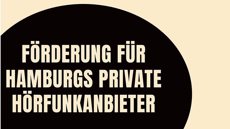  Logo Förderung für Hamburgs private Hörfunkanbieter