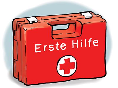  Ein Erste-Hilfe-Koffer