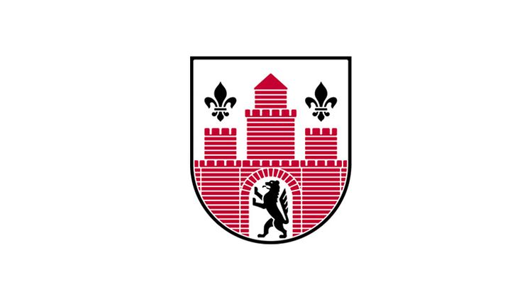  Illustration des Wappens des Bezirks Harburg.