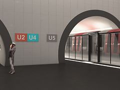  U5 Visualisierung Station HBF