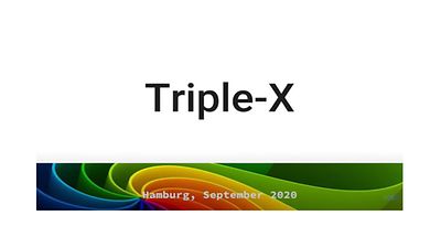  Schriftzug Triple-X