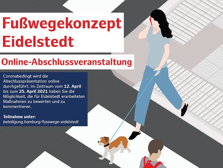  Plakat zur Abschlussveranstaltung Fußwegekonzept Eidelstedt.