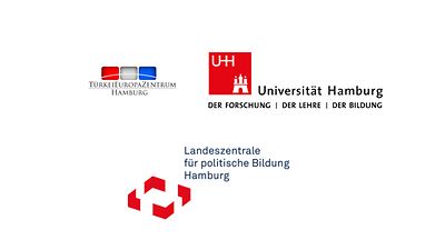  Logos TEZ, Uni Hamburg und Landeszentrale politische Bildung