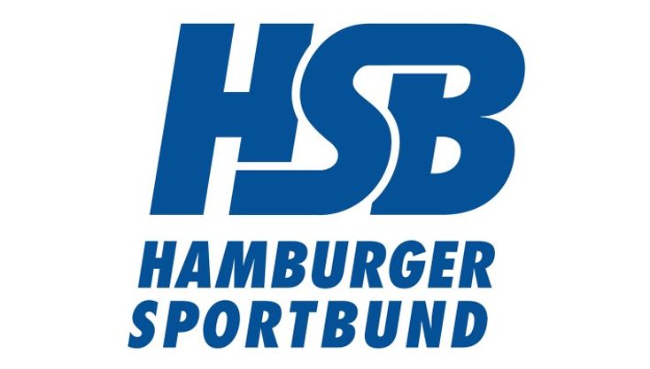 Schriftzug: in großen Buchstaben: HSB, darunter in kleinerer Schrift: Hamburger Sportbund