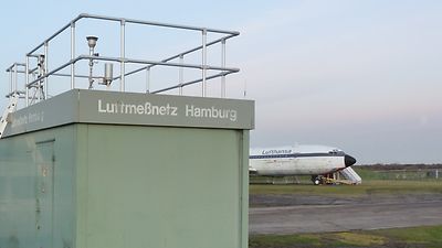  Luftmessstation am Hamburger Flughafen