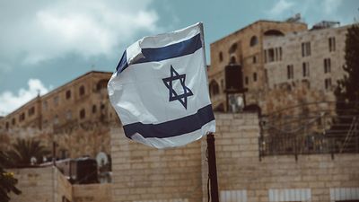  Jerusalem Israel-Flagge