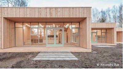  Prämierter Neubau der Kindertagesstätte Bergstedt - Gebäudefoto