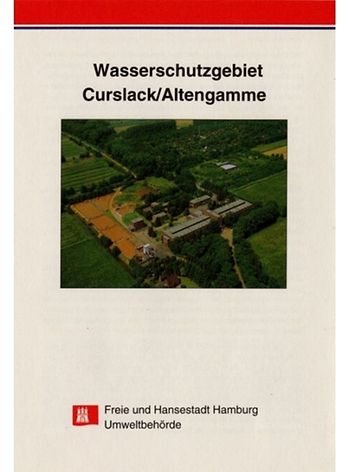 Deckblatt des Faltblattes zum Wasserschutzgebiet Curslack/Altengamme