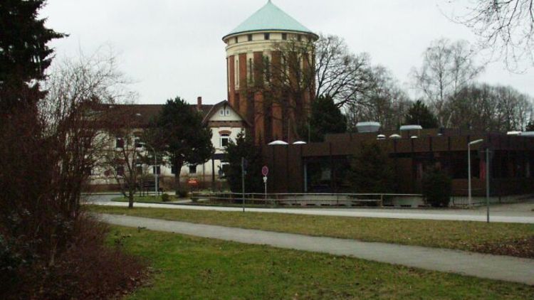 Wasserturm auf dem Gelände des Klinikum Nord
