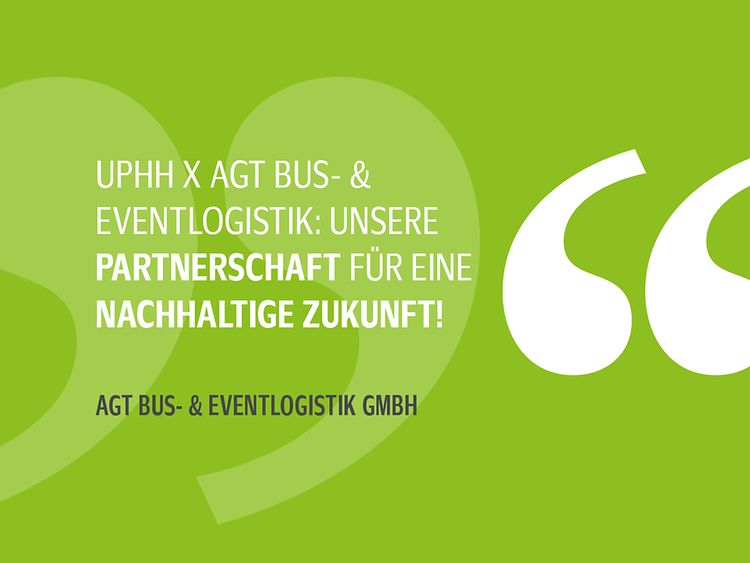  AGT Bus- & Eventlogistik GmbH: UPHH x AGT Bus- & Eventlogistik: Unsere Partnerschaft für eine nachhaltige Zukunft!
