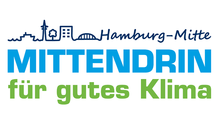  Logo der Initiative Hamburg-Mitte: Mittendrin für gutes Klima