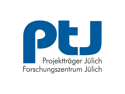  Das Logo des Forschungszentrums Jülich mit den Initialen PTJ
