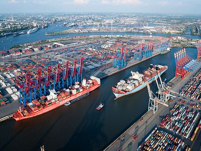  Luftbild Hamburger Hafen