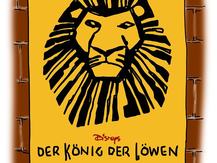  Plakat von Musical König der Löwen 