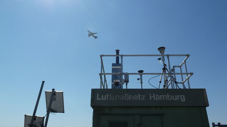  Luftmessstation am Hamburger Flughafen