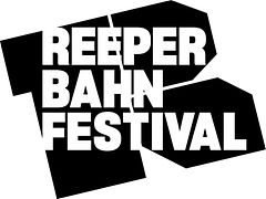  Logo des Reeperbahn Festivals mit weißem Hintergrund und einem schwarzen R.