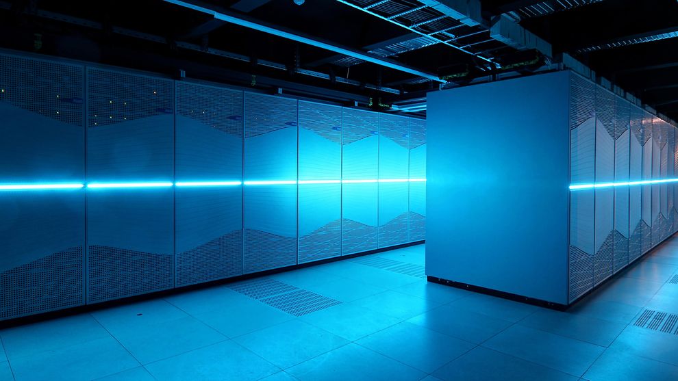 Der neue Supercomputer "Levante"