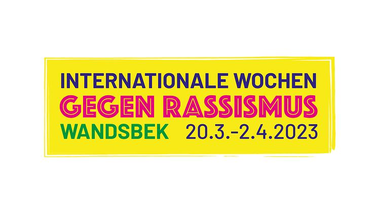  Lokale Partnerschaften für Demokratie Wandsbek - Banner Internationale Wochen gegen Rassismus Wandsbek - Grafik