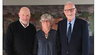  Vorstand der Seniorendelegiertenversammlung Wandsbek, von links nach rechts: Herr Uwe Fricke, Frau Ilse Blacha und Herr Norbert Gabbert (Vorsitzender)