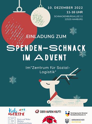 Plakat: Spenden-Schnack im Advent
