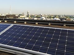  L-Solaranlage auf den Dächern Hamburgs