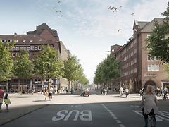  Visualisierungen der Neugestaltung von Mönckeberg- und Steinstrase