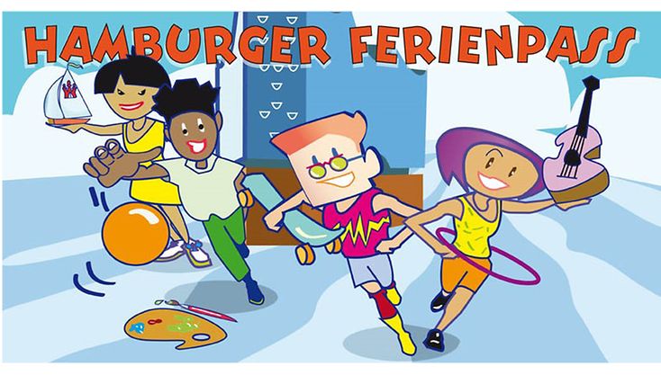 Illustration Hamburger Ferienpass