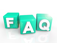  FAQs Kupfergüne FAQs als Würfel mit Buchstaben drauf