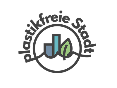  Logo: "plastikfreie Stadt"