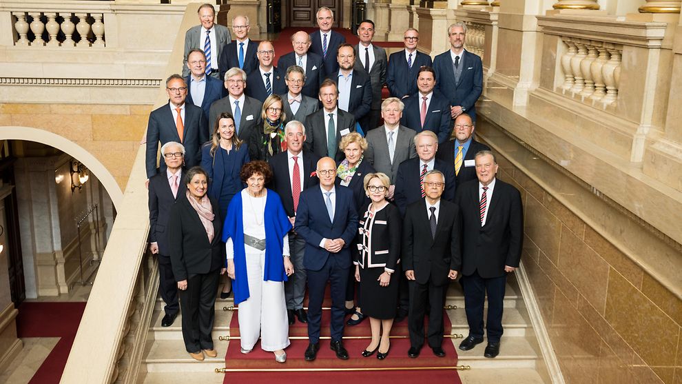 Die Hamburg Ambassadors im Rathaus