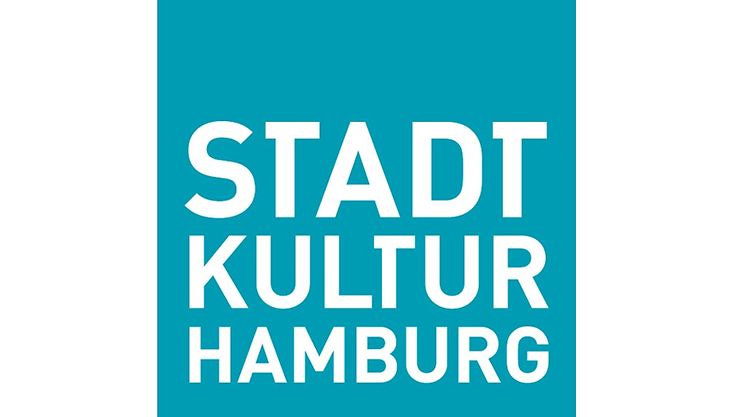 Text: Stadt Kultur Hamburg, in drei Zeilen geschrieben