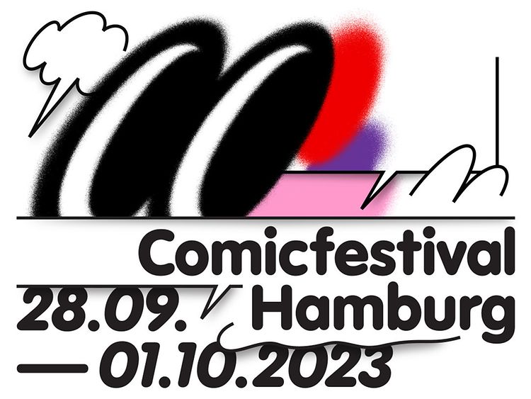  Plakat für das Comicfestival Hamburg 2023