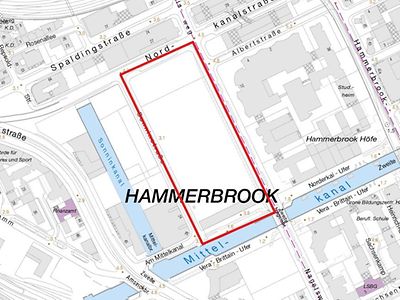  Bebauungsplan-Entwurf Hammerbrook 12 - Lageplan