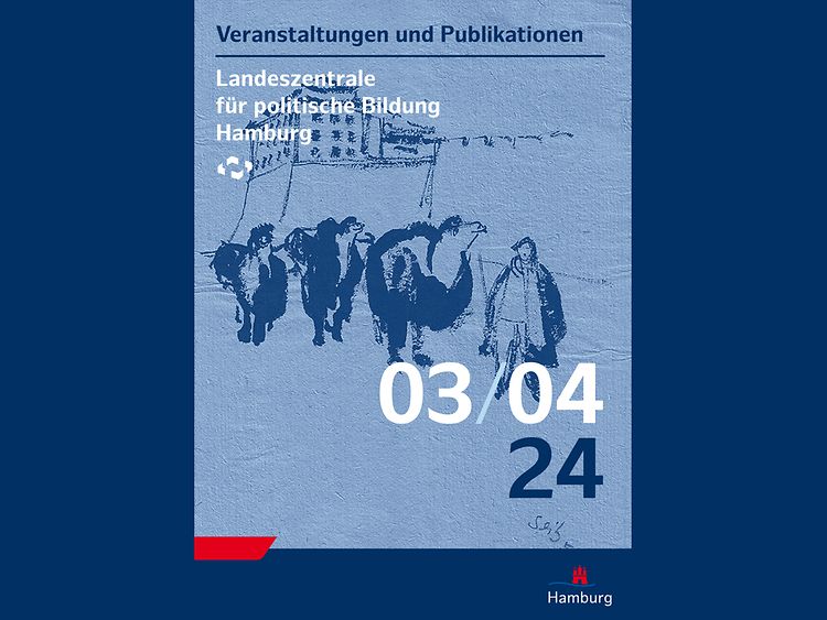  Cover des Infobriefes der LzpB. Tuschzeichnung von Gustav Seitz: Vor den Toren Pekings.