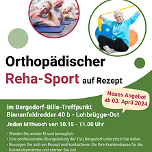  Orthopädischer Reha-Sport auf Rezept