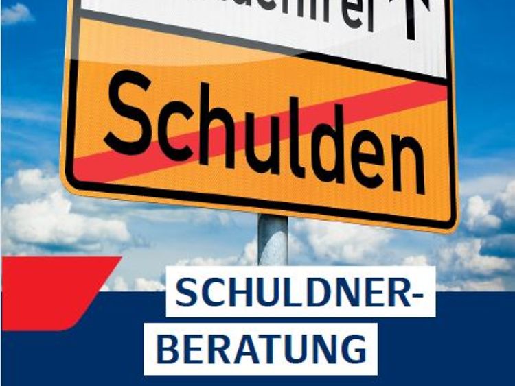  Titelseite des Faltblattes Wegweiser zu den Hamburger Schuldnerberatungsstellen