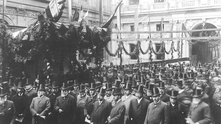 Richtfest des Hamburger Rathauses am 7. Mai 1892
