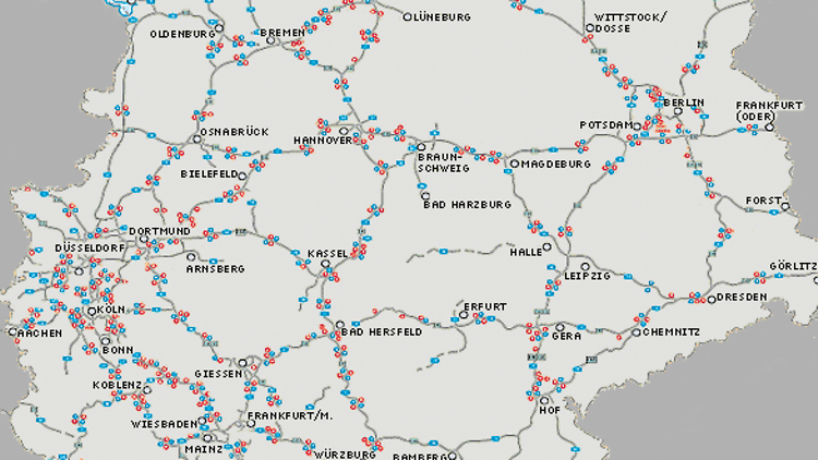 Servicenetz der Autobahn Tank & Rast
