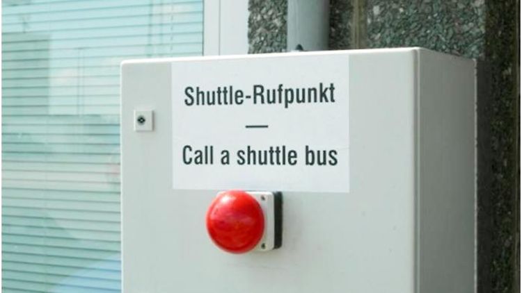 Shuttle-Bus kommt auf Knopfdruck