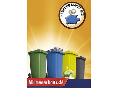  Titelbild des Flyers zur Mülltrennung